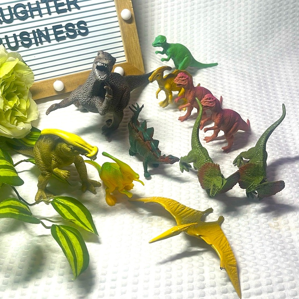 1997 Jarman Dinosaur Pterodactyl Yellow Rubber Toy Vintage & Other Dinosaurs